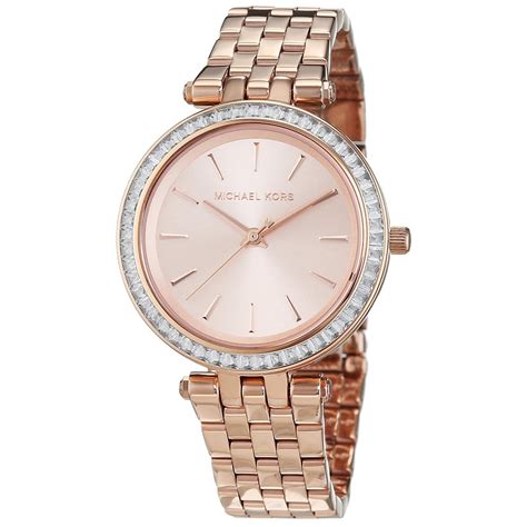 michael kors mk3366 mini darci rose gold tone 